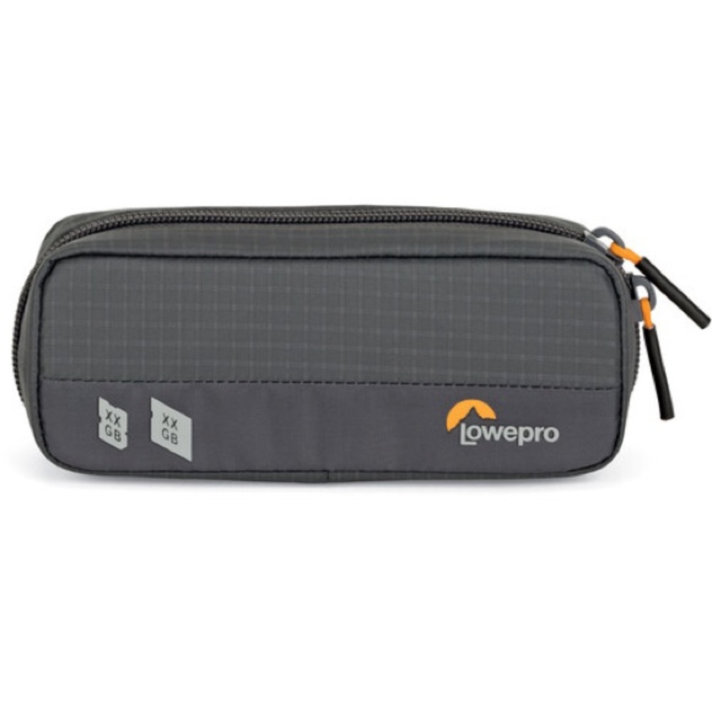 Lowepro Gray Pouch with Orange Accents